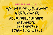 Burn Side Raw Marker Font, a Handwritten Font by Sloulyfe (Thumbnail 7 of 9)