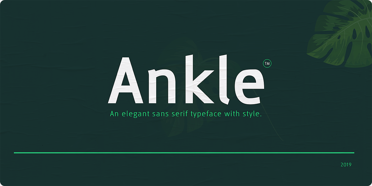 Ankle, a Sans Serif Font by Vikers (Photo 1 of 11)