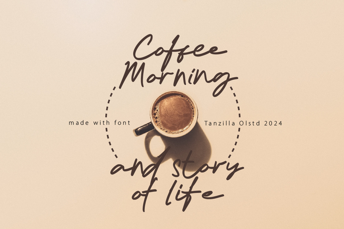 Tanzilla Olstd - Handlettered, a Handwritten Font by Olexstudio (Photo 2 of 7)