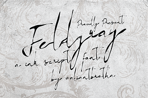 Feldgray | A Ink Script Font