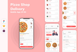 Pizza Shop & Delivery App UI Kit