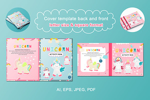 Unicorn Activity Pages For Kids Book