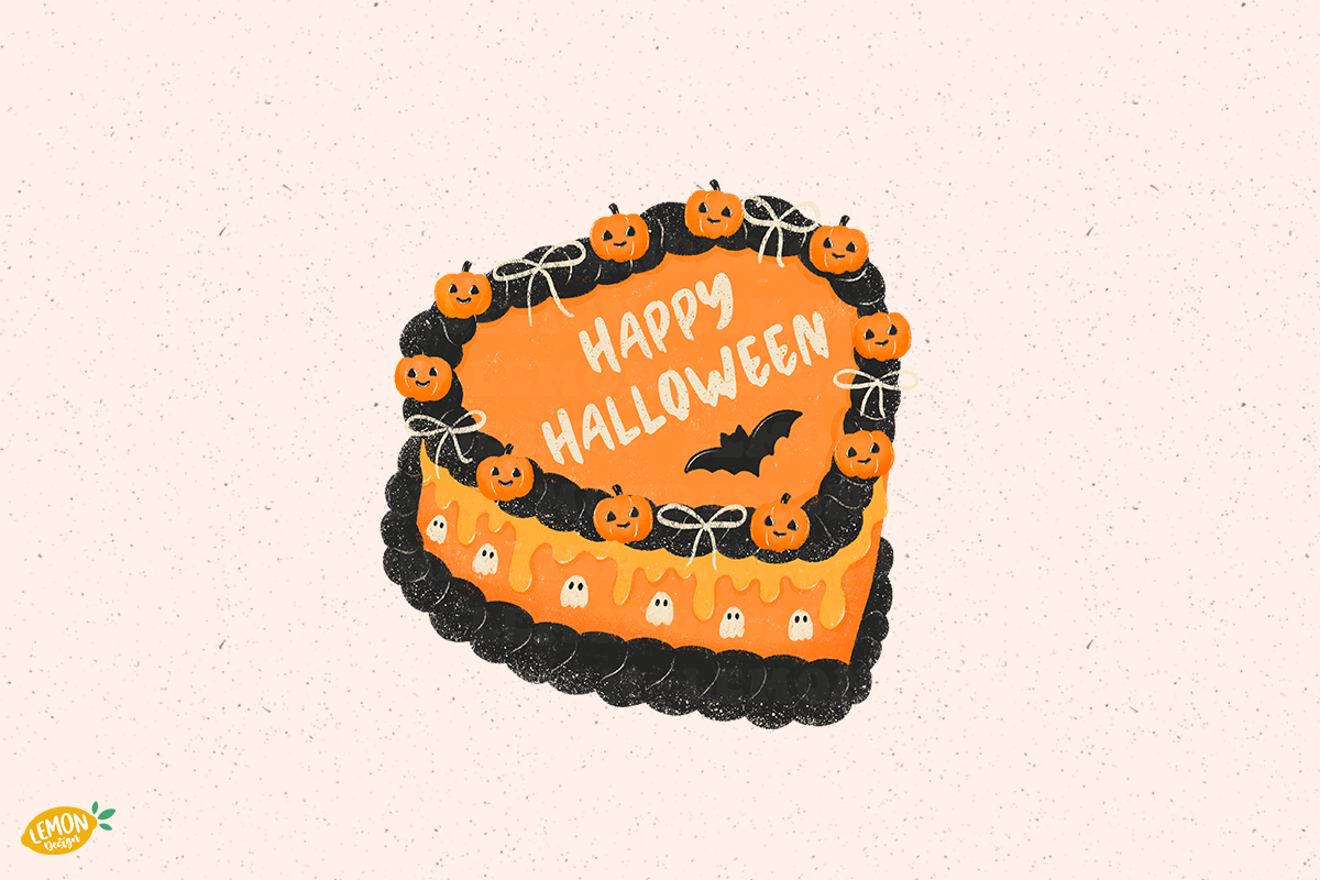 Halloween Cake PNG Clipart Bundle, a Seasonal Illustration by LemonDesign (Photo 5 of 9)