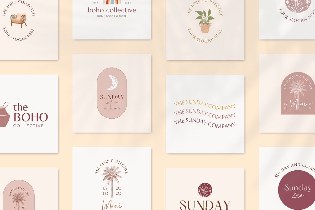 Canva Logo & Brand Board Templates, a Branding & Logo Template by Fallon Gerst (Photo 10 of 10)