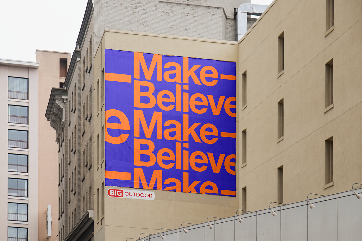 Urban outdoor square poster mockup, a Product Mockup by MakeBelieve