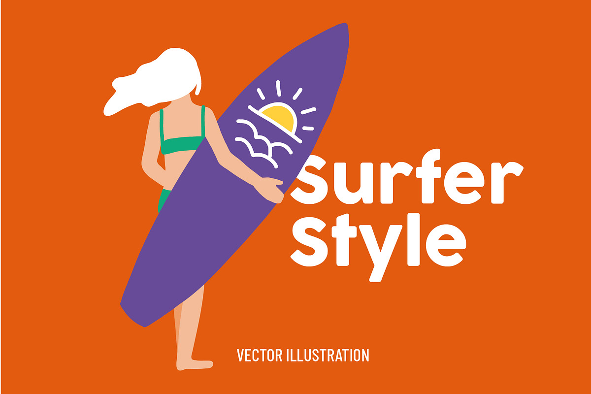 Surfer Style, an Object Graphic by Goodputty (Photo 1 of 2)