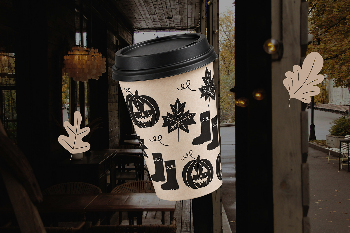 Cozy Autumn | Vector Stickers Pack, an Object Illustration by Nutalin Art (Photo 12 of 16)