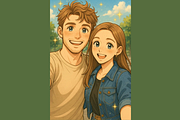Custom Anime Portrait, a Person Illustration by HubbaDigitals (Thumbnail 4 of 8)