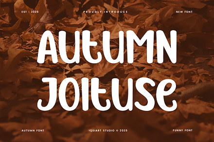 Autumn Joituse - Tropic Font, a Sans Serif Font by Iqsiart Studio