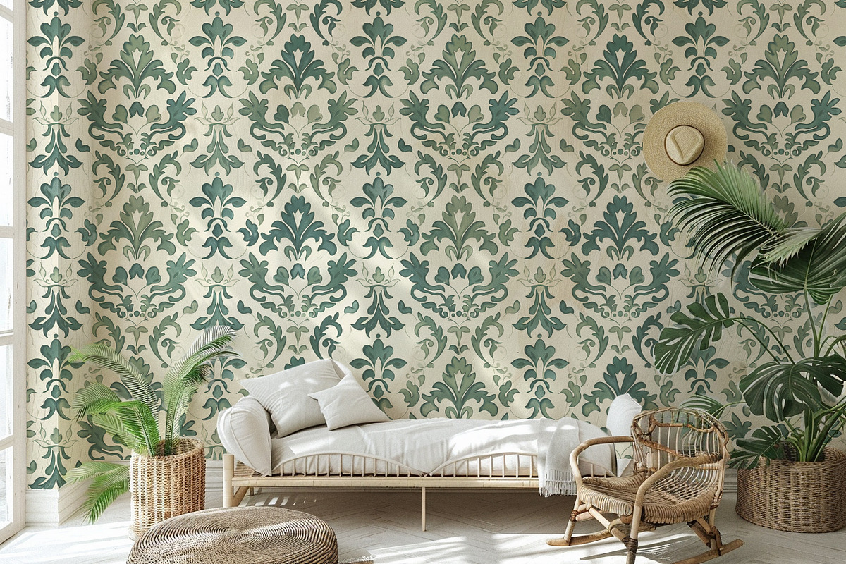Damask Antique Arabesque Ornament 7, a Pattern Graphic by Olya Creative (Photo 8 of 11)