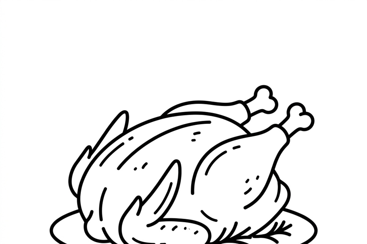 41 Christmas Feast Vector Icons, an Outline Icon by adenpinkstore (Photo 10 of 21)