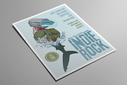 Shark Cyborg Vector Art Flyer, a Flyer Template by ashenterprise (Thumbnail 2 of 3)