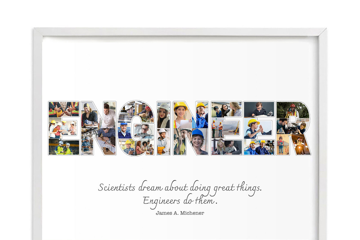 Engineer photo collage, a Poster Template by AIW SOLUTIONS (Photo 3 of 3)
