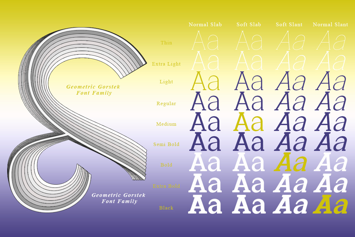 Glagent Slab Super Family 36 Styles, a Slab Serif Font by IM Studio (Photo 3 of 10)