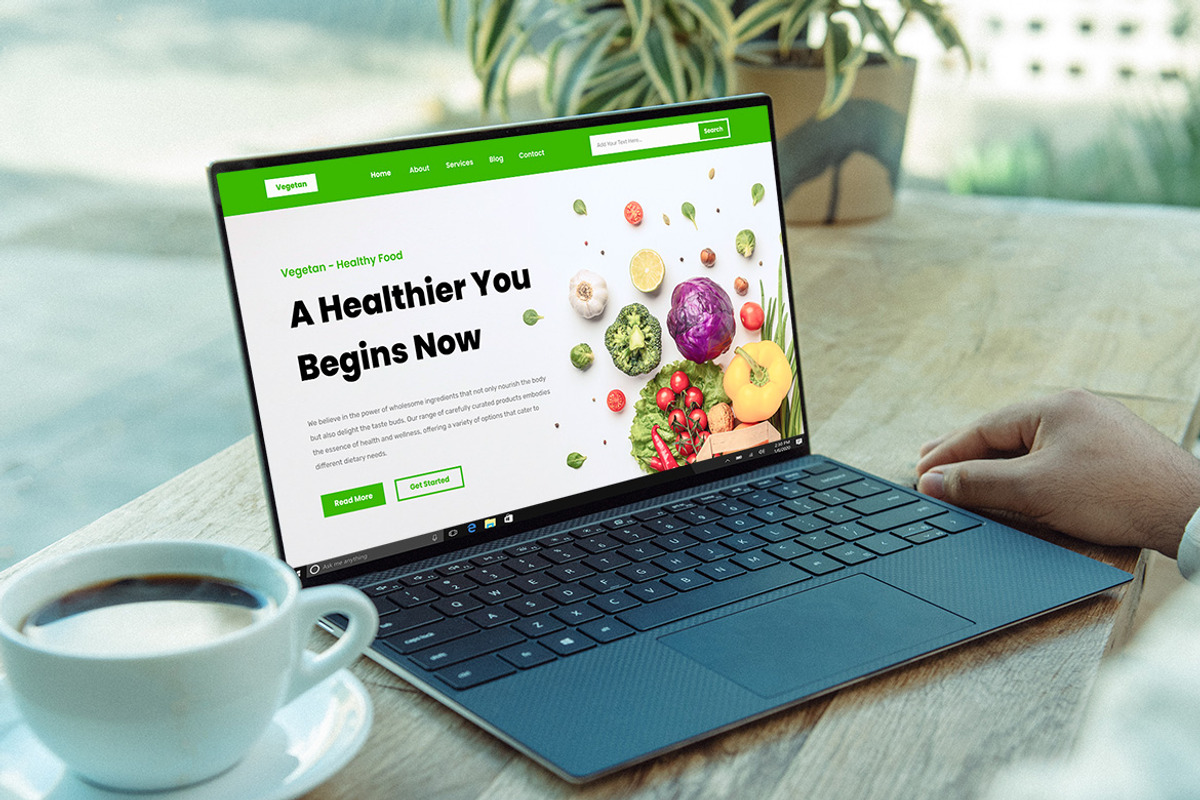 Vegetan - Healthy Food Landing Page, a Websites & App Template by ENATIVE (Photo 4 of 4)