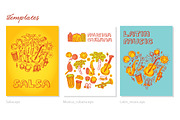 Salsa pattern and 3 templates, a Pattern Graphic by Olyzel (Thumbnail 4 of 4)