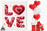 Faux Yarn Crochet Love Valentines, an Illustration by Daily.Designs (Thumbnail 4 of 5)