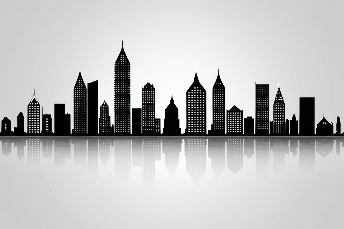 Modern City Skyline Vector Bundle, an Illustration by abu67222 (Photo 6 of 7)