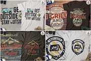 T-Shirt Design Vector Bundle! 7 Sets, an Illustration by JeksonGraphics (Thumbnail 6 of 16)