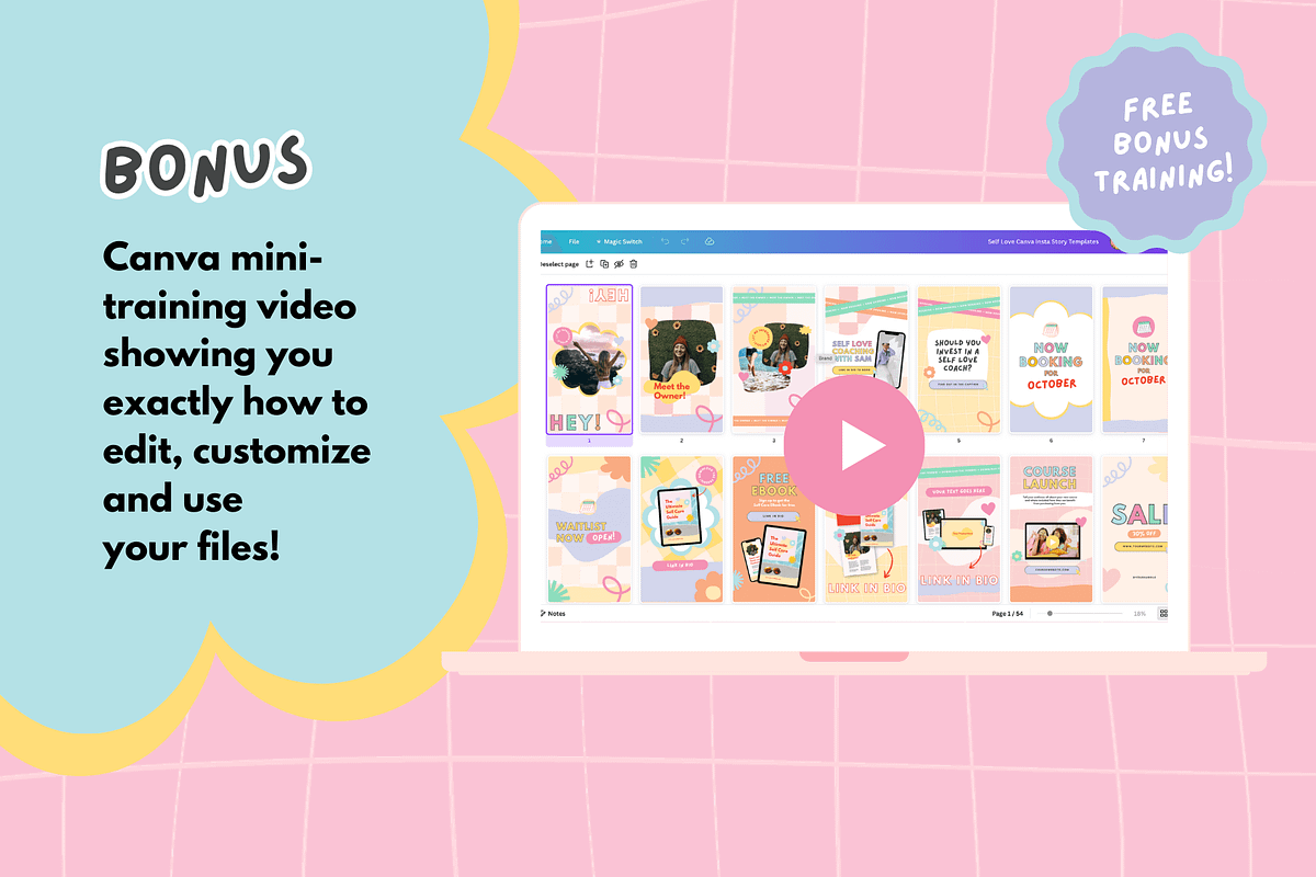Colorful Instagram Story Template, a Social Media Template by Kurly Creative (Photo 9 of 10)