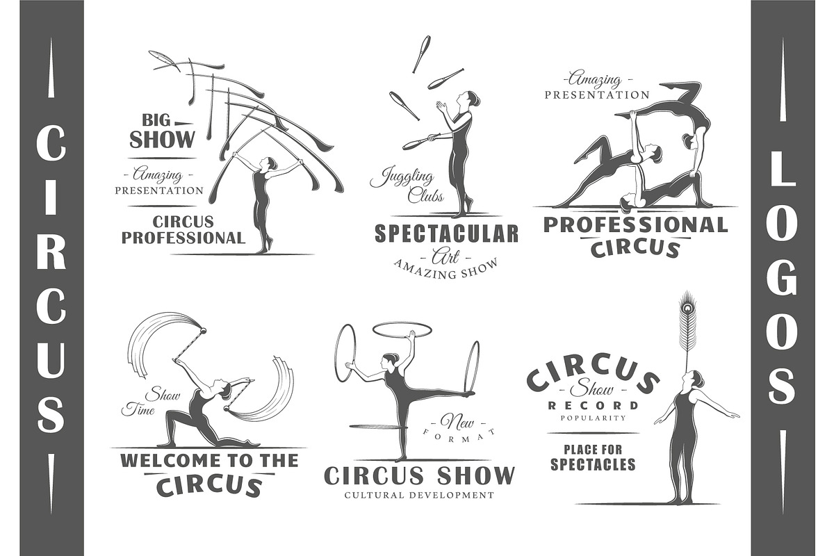 30 Circus Logos Templates, a Branding & Logo Template by Art Design