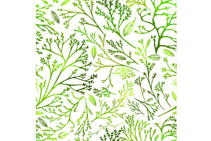 Seamless Pattern Botanical