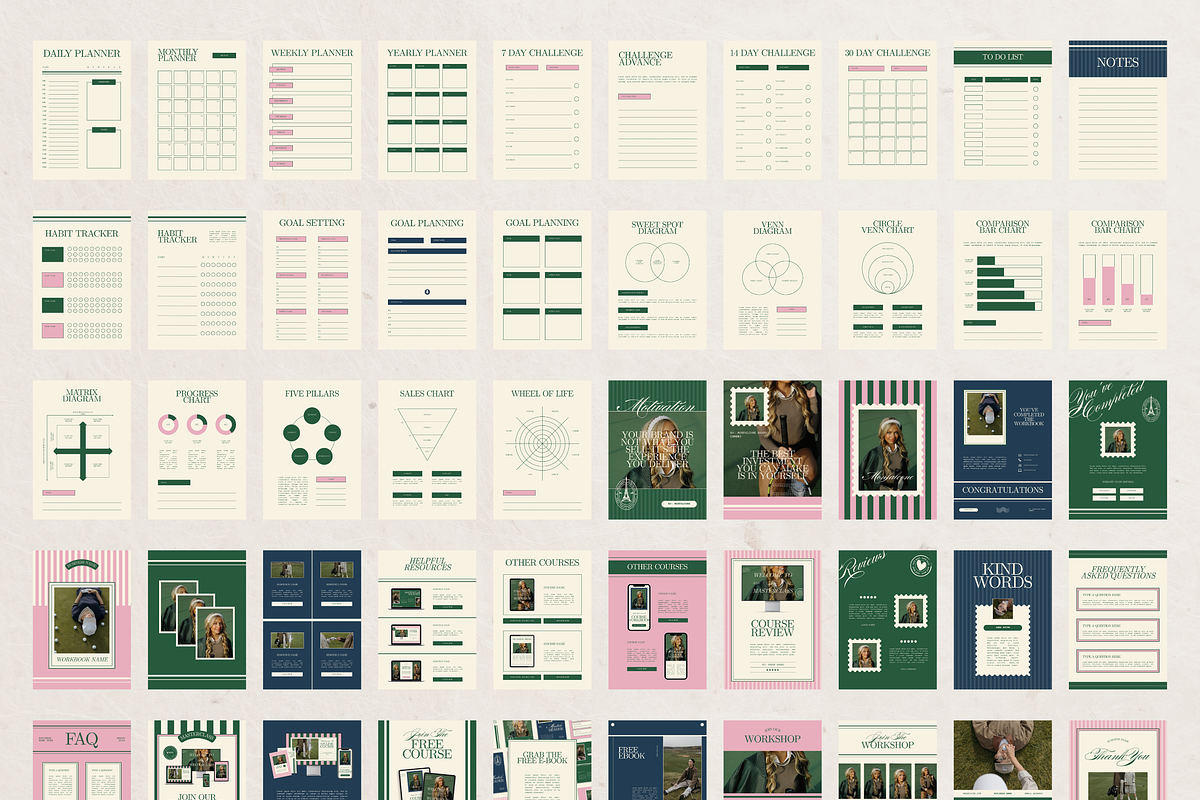 Canva Workbook Template for Coaches preview 8