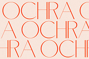 Ochra - Chic Trio Sans, a Sans Serif Font by Mikhail Fukurou (Thumbnail 5 of 8)