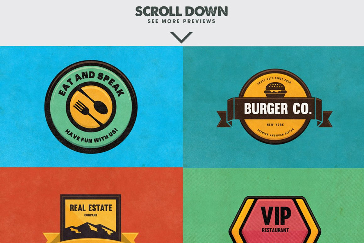 MEGA BUNDLE 1100 Logos & Badges, a Branding & Logo Template by Design District (Photo 75 of 75)