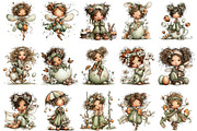 Whimsical Easter Fairy Clipart, an Illustration by OK Design (Thumbnail 3 of 6)