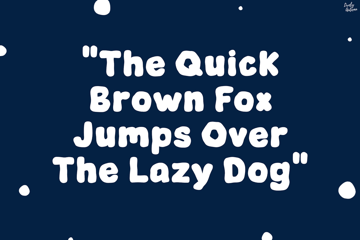Snowball | Handwritten font, a Handwritten Font by LivelyAutumn11.11 (Photo 4 of 5)