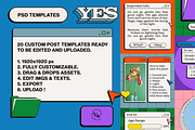NEUBRUTALISM Elements + Templates, a Social Media Template by Headquarters (Thumbnail 3 of 6)