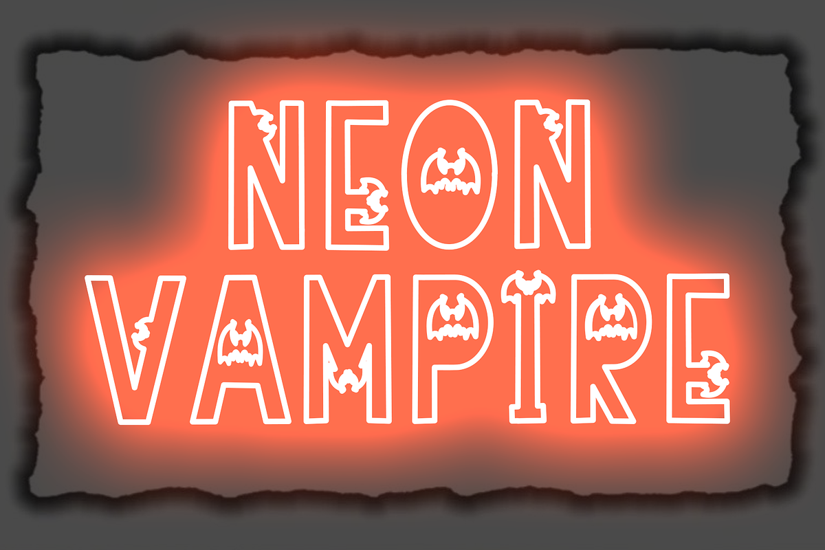 Vampire Halloween, a Script Font by FreshTypeINK (Photo 5 of 8)