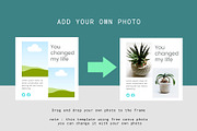 Canva Instagram Template Plant, a Social Media Template by Lythcreative (Thumbnail 5 of 6)