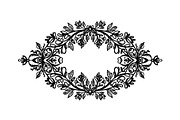 Vintage Floral Frame Vector Bundle, an Illustration by Designs_River (Thumbnail 40 of 51)