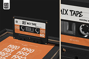 Audio Cassette in a Frame Mockup, an Advertising Mockup by SD Mockup (Thumbnail 2 of 3)