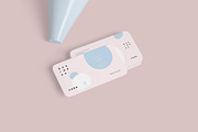 Rounded Business Card Stack Mockups, a Product Mockup by DesignNeutrons
