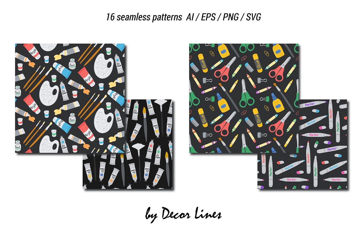Art Tools, an Object Illustration by Decor Lines (Photo 12 of 15)