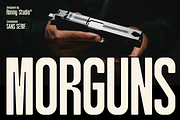 Morguns Bold & Condensed Sans Serif, a Sans Serif Font by Ronny Studio (Thumbnail 1 of 15)