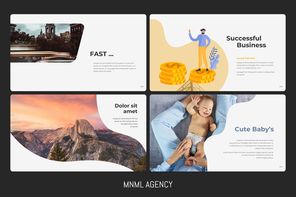 Massive Infographic Template, a Presentation Template by MNML Agency (Photo 60 of 63)