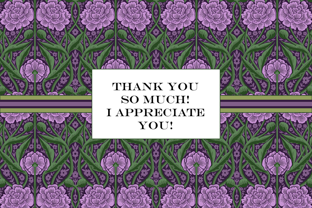 William Morris Floral Pattern Purple, a Pattern Graphic by RachelStudio (Photo 10 of 10)