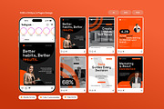 Marketing Growth Data - Instagram, a Social Media Template by Izdihaar_Studio (Thumbnail 1 of 4)