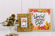 Fall in Love - Watercolor clipart, a Decorative Illustration by Astarte_design (Thumbnail 9 of 12)
