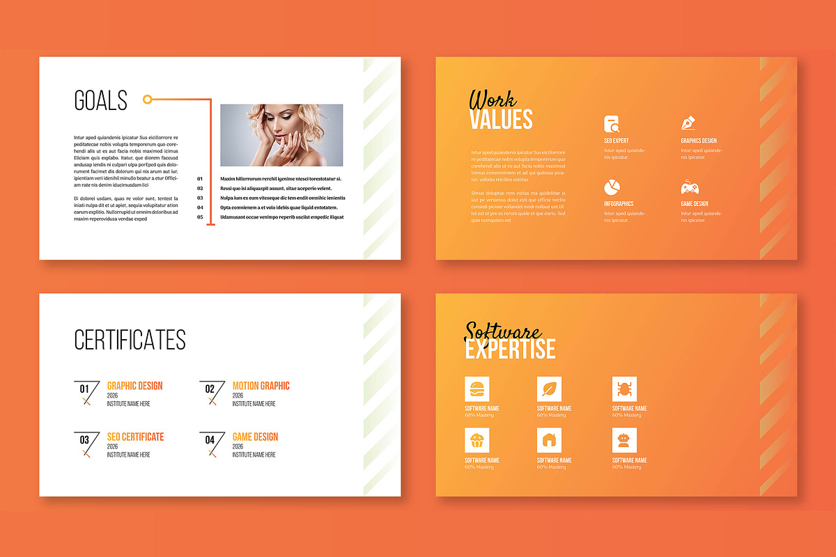 Minimal Portfolio Presentation, a Presentation Template by Mighty-Slide (Photo 3 of 6)