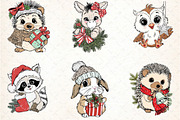 Sweet Christmas Clipart Bundle, an Illustration by DreamCafeArt (Thumbnail 2 of 6)