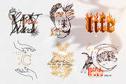 Line Art for T-shirt, an Illustration by NKTN (Thumbnail 3 of 9)