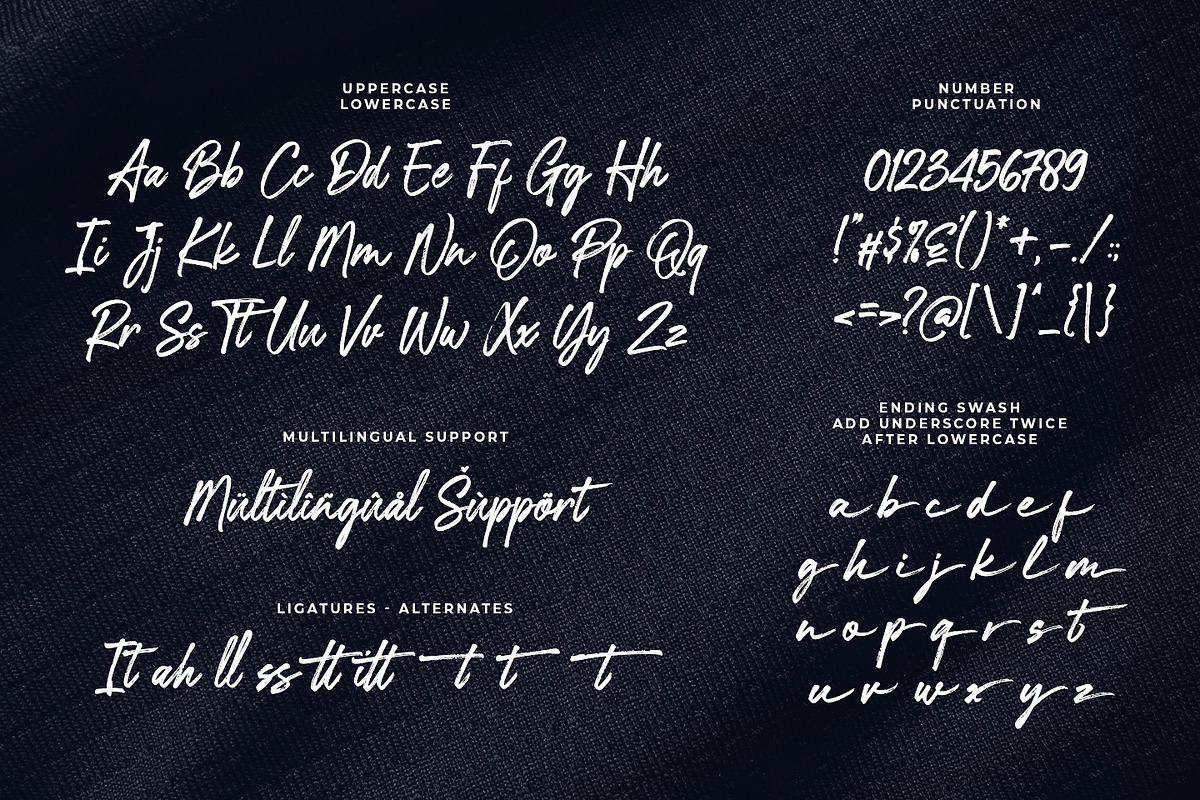 Crossing, a Script Font by Abo Daniel Studio (Photo 13 of 15)
