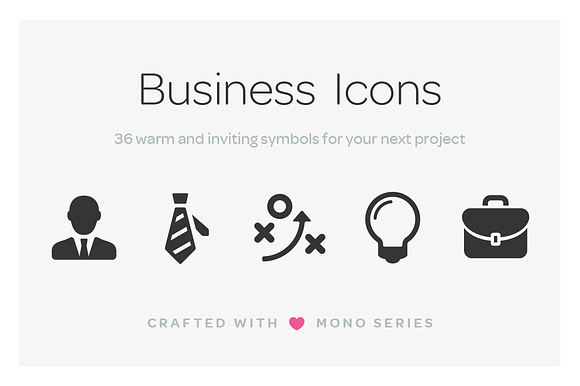 Mono Icons: Business preview 5