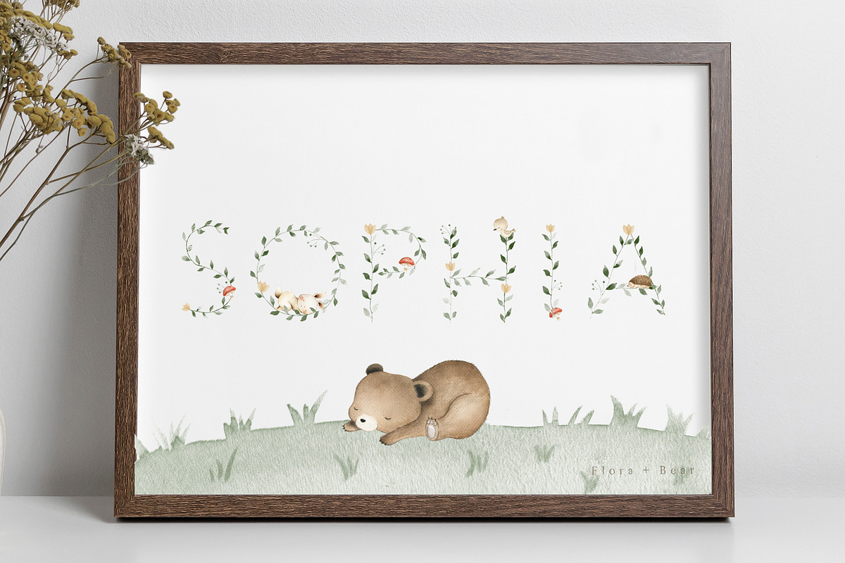 The Woodland Alphabet, an Animal Illustration by Flora+Bear (Photo 9 of 16)