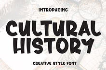 Cultural History | Script Font